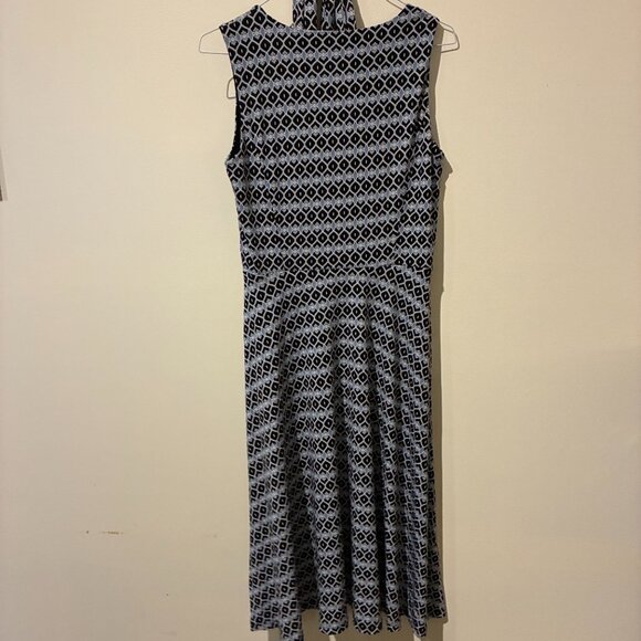 Charter Club Blue & White Sleeveless Dress - Women's XS - Picture 3 of 10